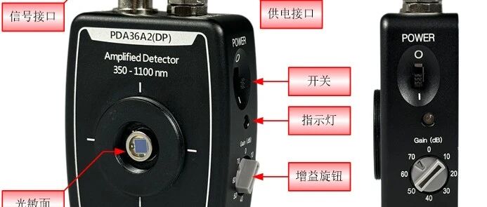 多谱品库 | 光电探测器:硅(Si)-放大型-可调增益